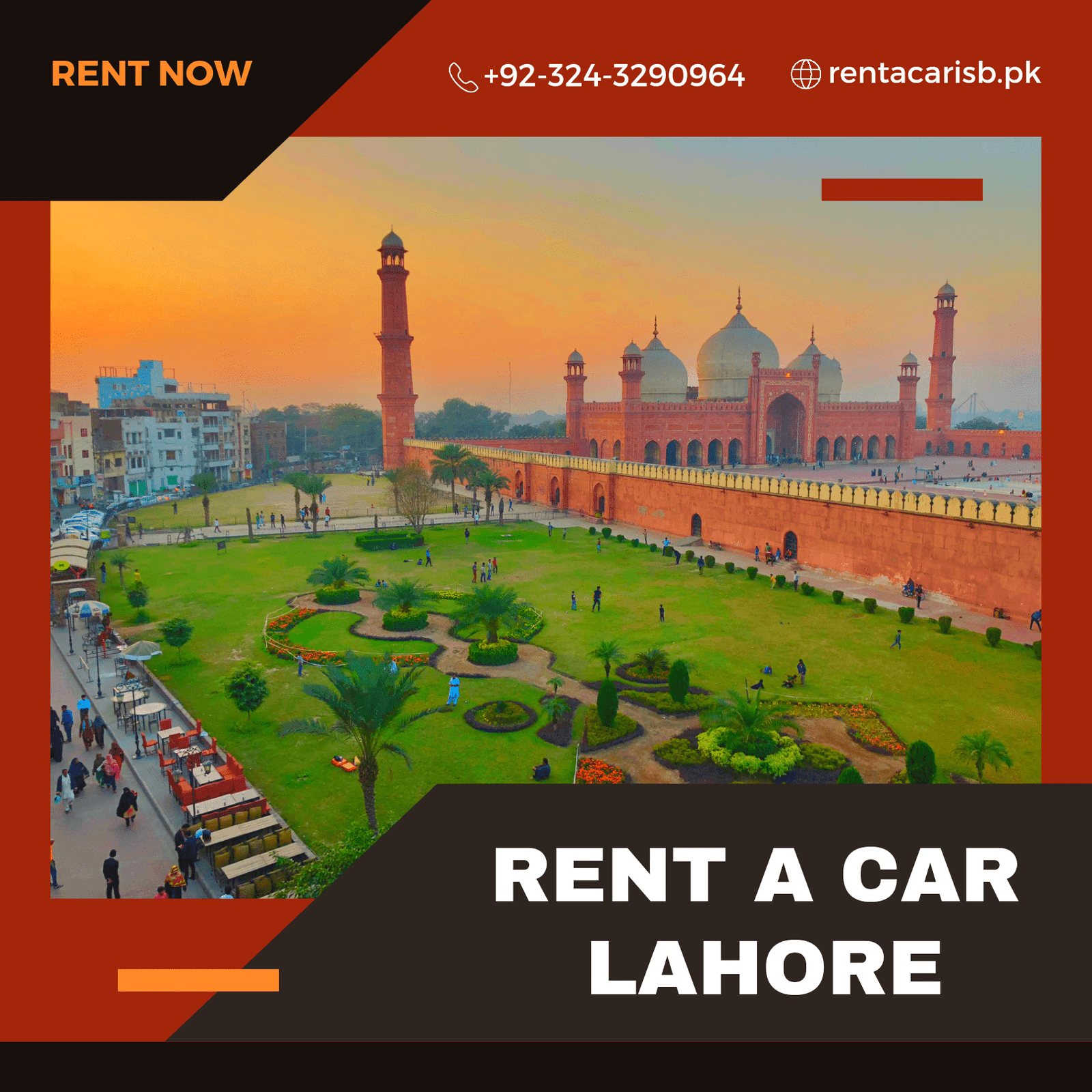 Rent a car Lahore