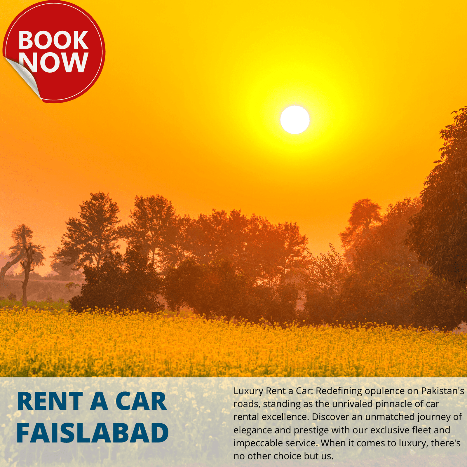 Rent A Car Faisalabad